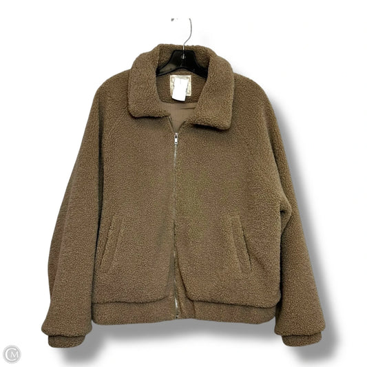 Jacket Faux Fur & Sherpa By Altard State In Tan, Size: L