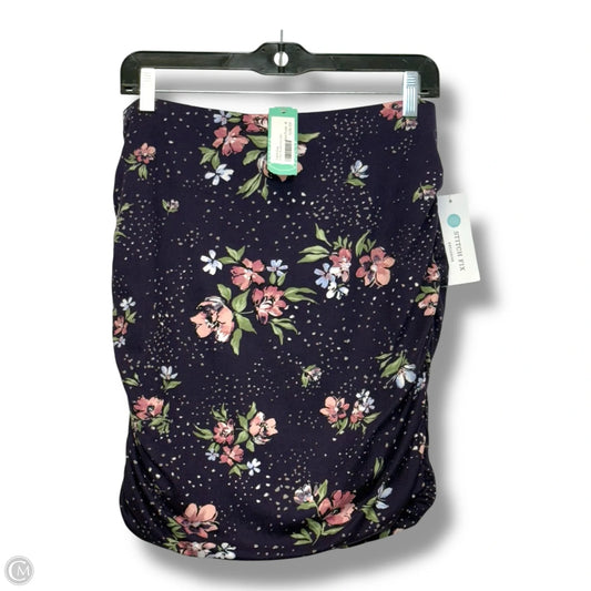 Skirt Mini & Short By French Grey In Floral Print, Size: M