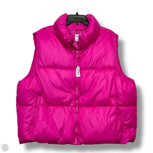 Vest Puffer & Quilted By Old Navy In Pink, Size: Xxl