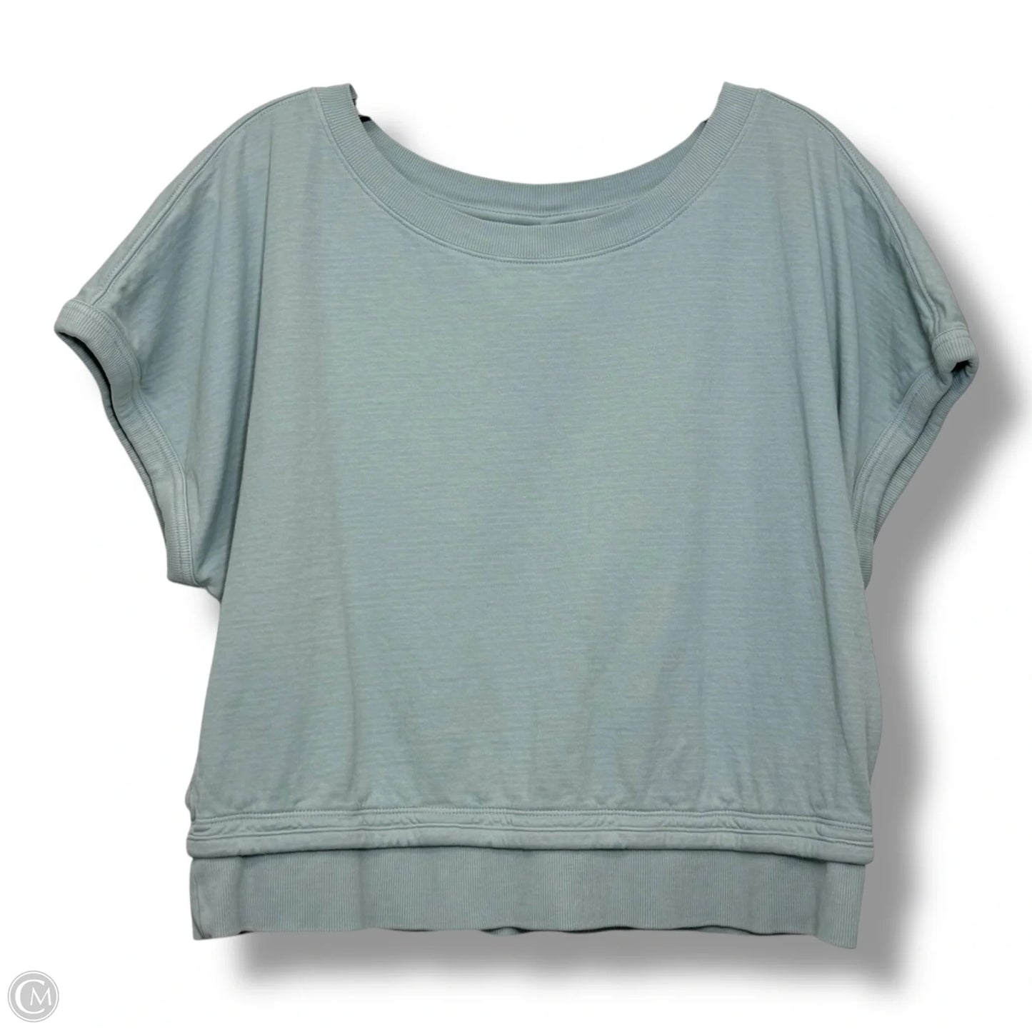 Athletic Top Short Sleeve By Athleta In Blue, Size: Xs