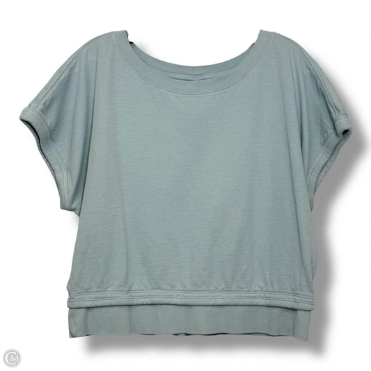 Athletic Top Short Sleeve By Athleta In Blue, Size: Xs