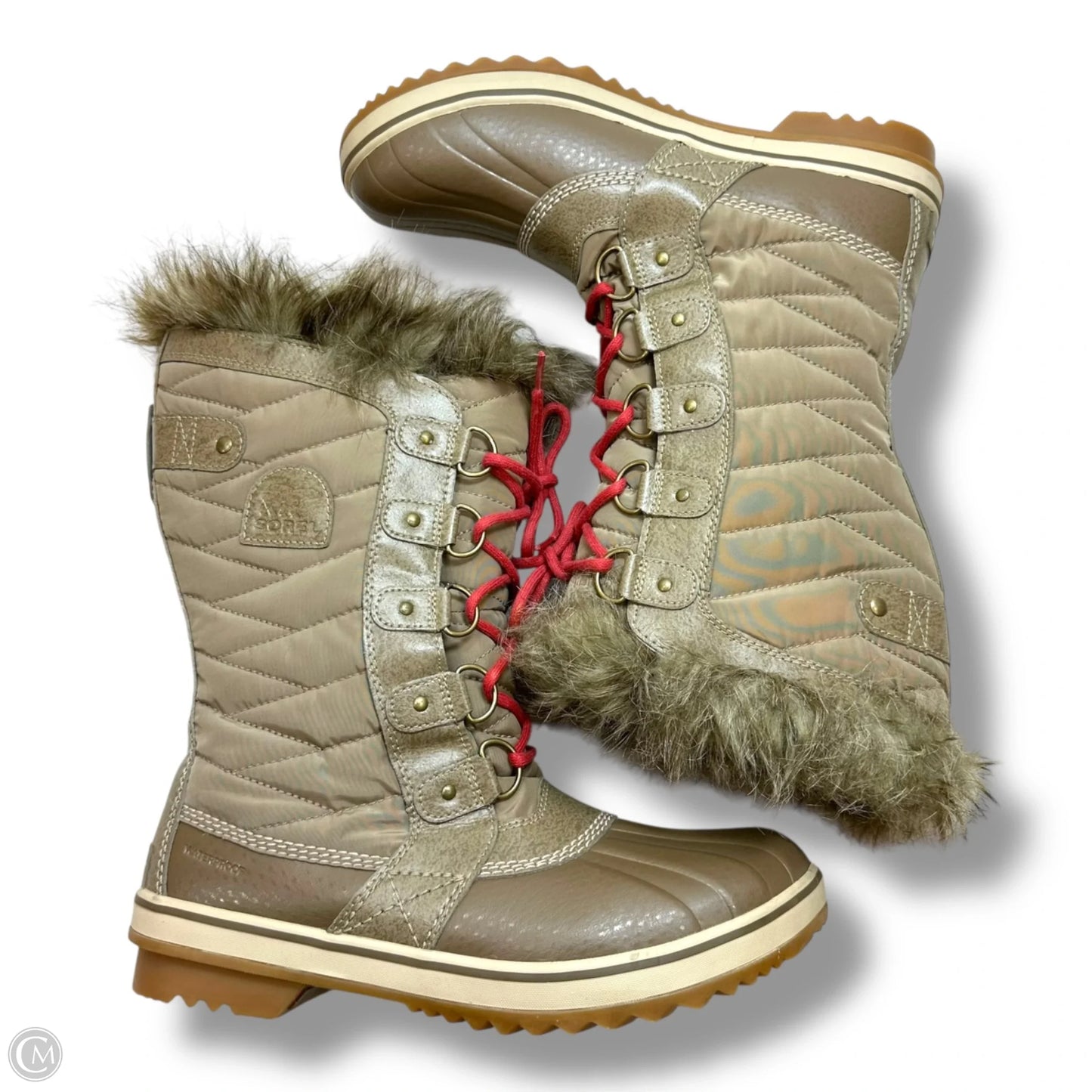 Waterproof Boots Snow By Sorel In Tan, Size: 10