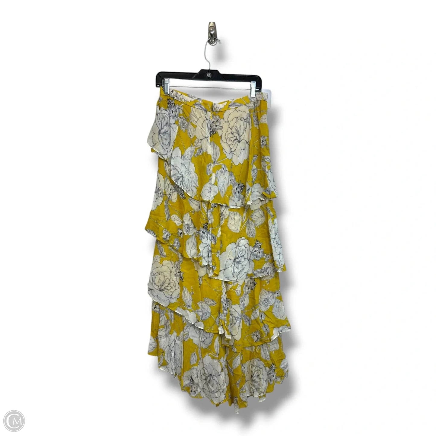 Skirt Maxi By Anthropologie In Yellow, Size: 8