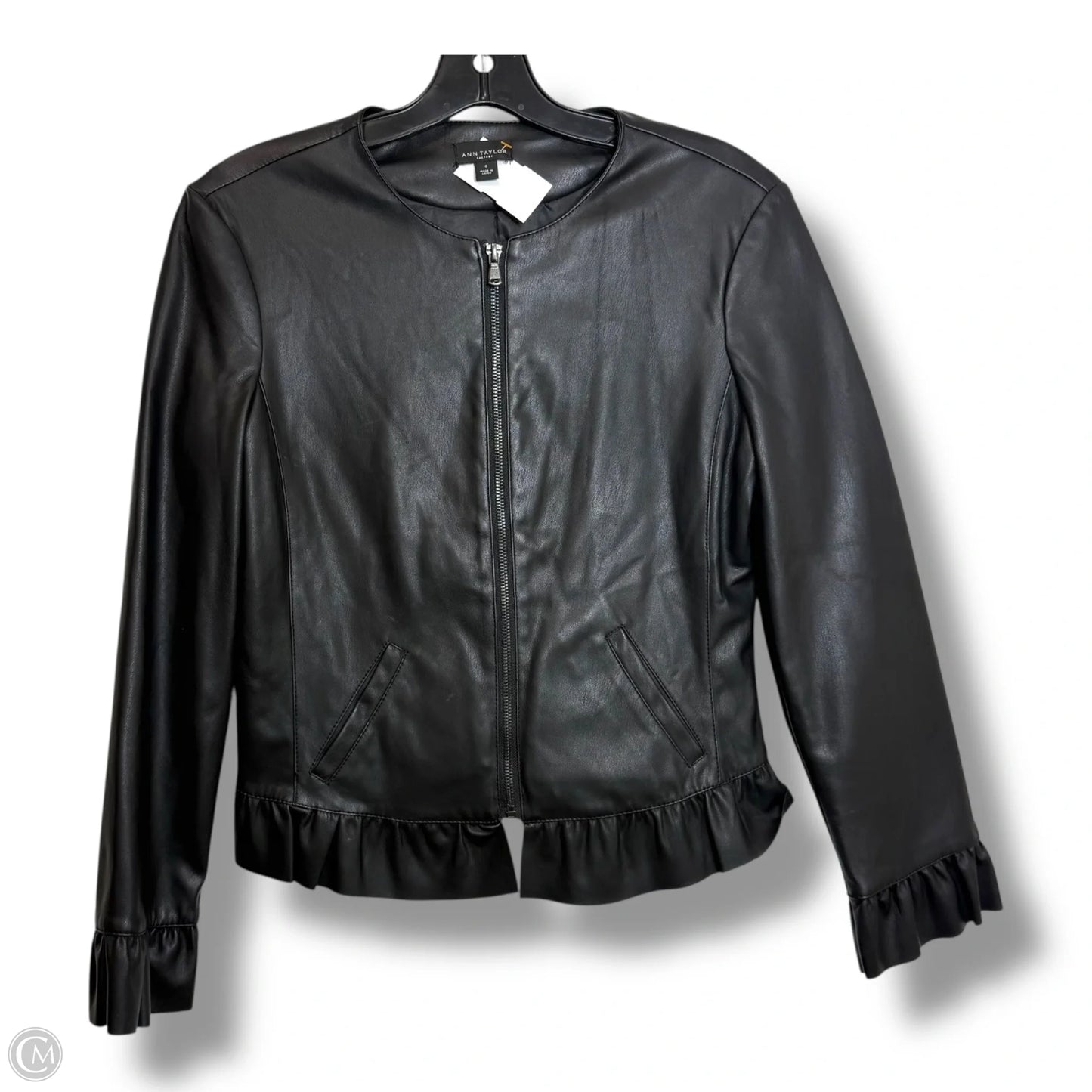 Jacket Other By Ann Taylor In Black, Size: 0