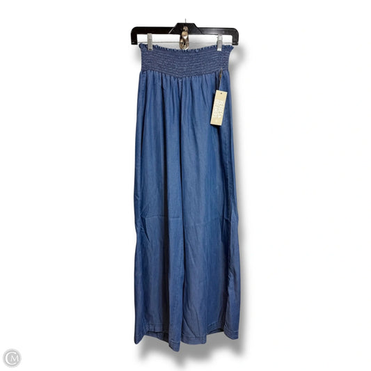 Pants Wide Leg By Clothes Mentor In Blue Denim, Size: S