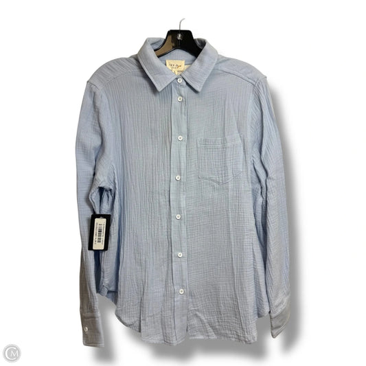 Blouse Long Sleeve By 143 Story In Blue, Size: S