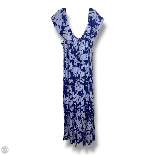 Dress Casual Maxi By Nine West Apparel In Blue, Size: Xxl