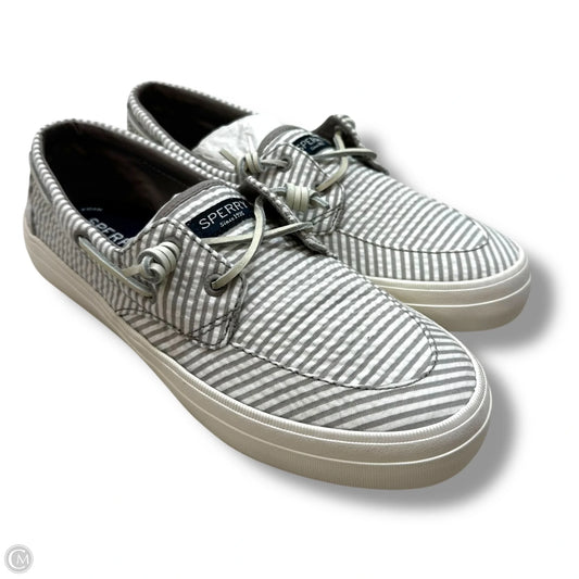 Shoes Flats By Sperry In Striped Pattern, Size: 8