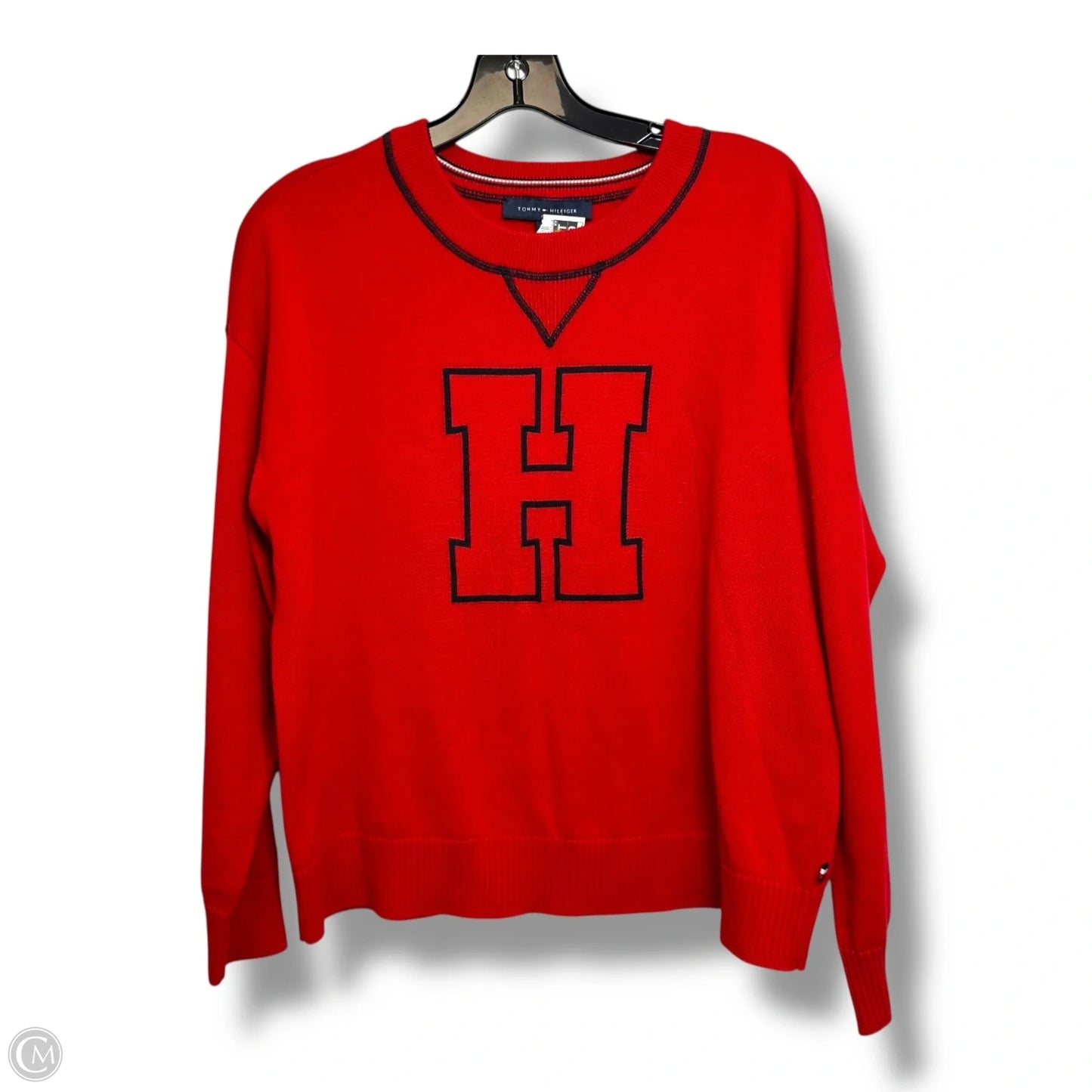 Sweater By Tommy Hilfiger In Red, Size: Xs