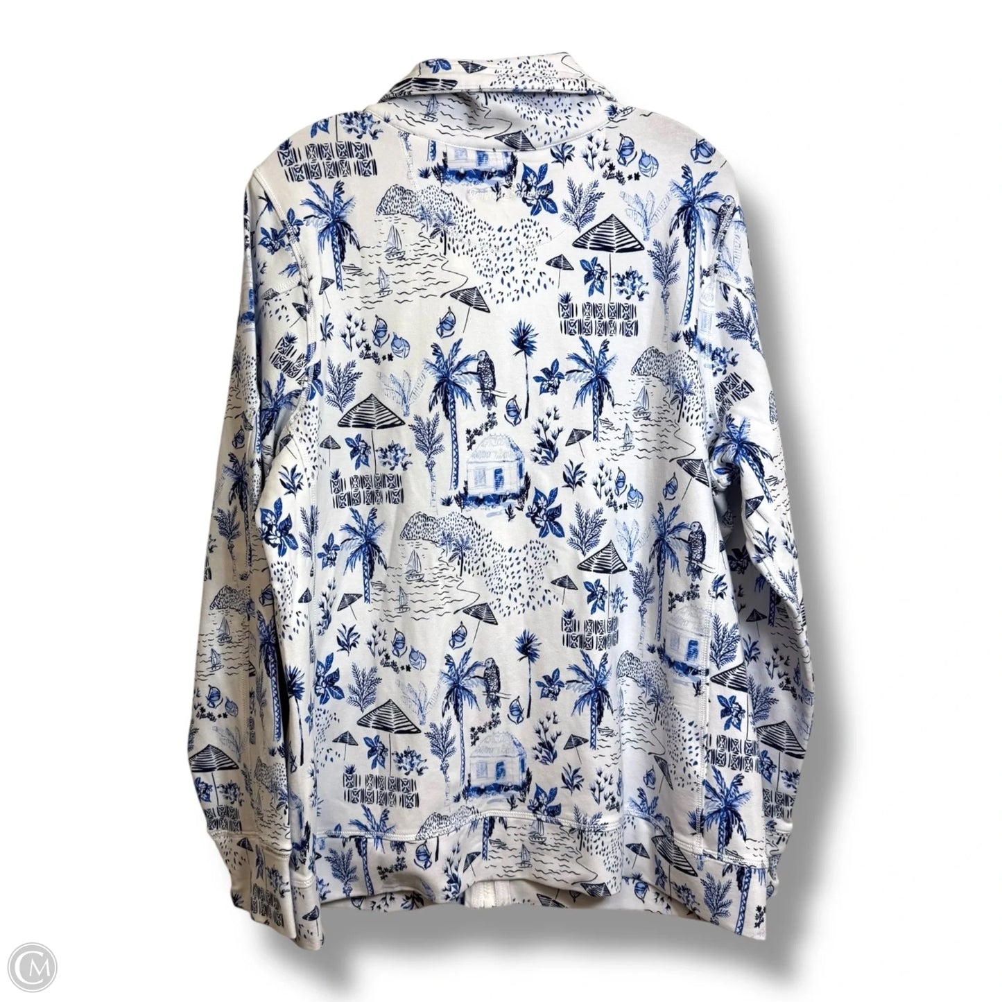 Jacket Other By Tommy Bahama In Blue & White, Size: Xl