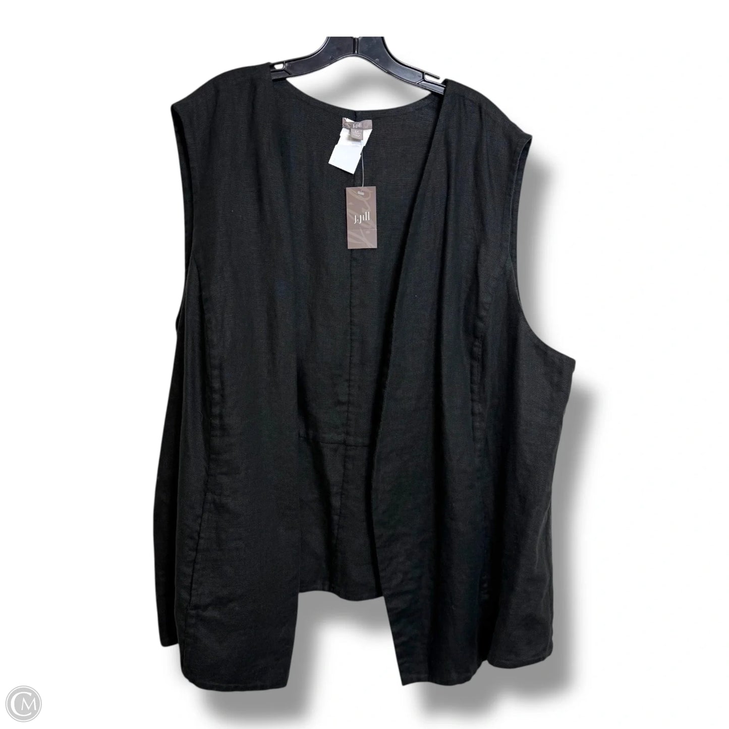 Vest Other By J. Jill In Black, Size: 4x