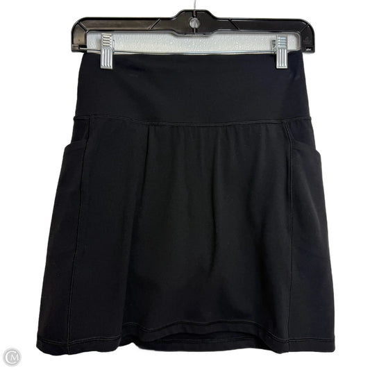 Athletic Skort By Athleta In Black, Size: Xs