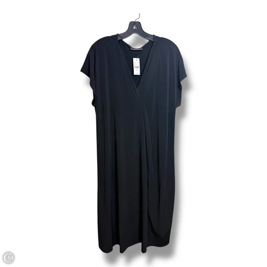 Dress Casual Midi By Lane Bryant In Black, Size: 1x