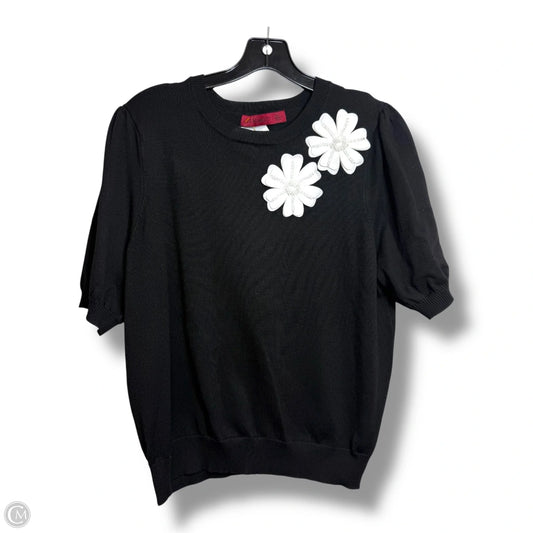 Top Short Sleeve By Clothes Mentor In Black, Size: Xlp