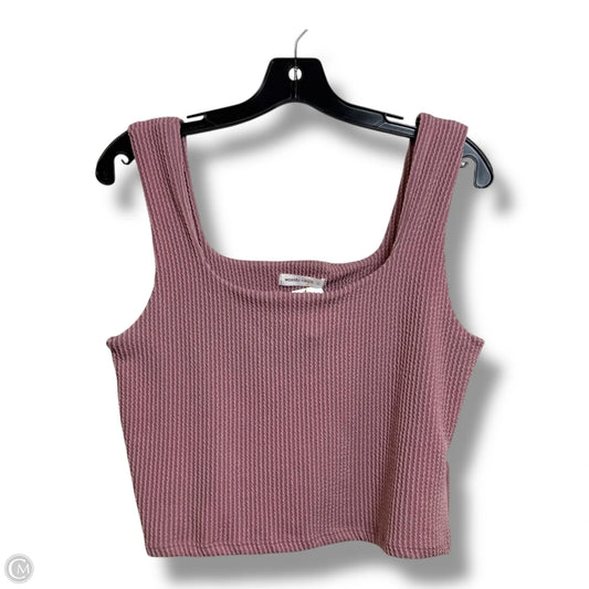Tank Top By Cmf In Mauve, Size: L
