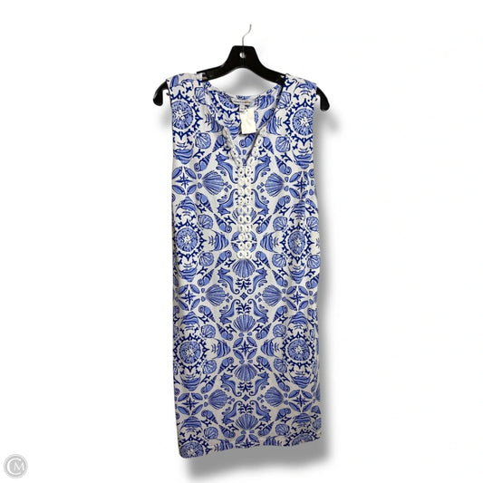Dress Casual Midi By Clothes Mentor In Blue, Size: L