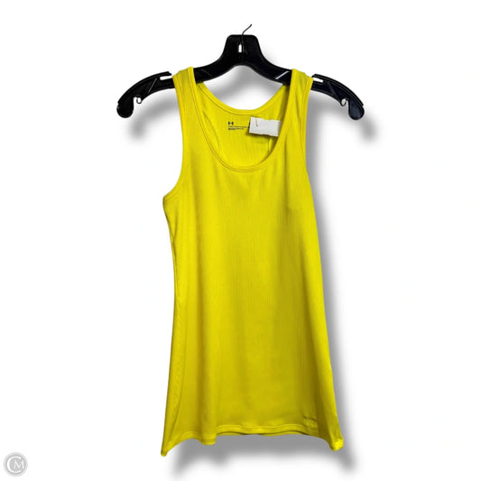 Athletic Tank Top By Under Armour In Yellow, Size: S