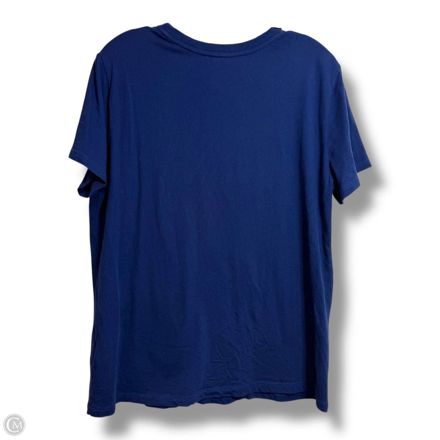 Top Short Sleeve By Johnny Was In Navy, Size: M