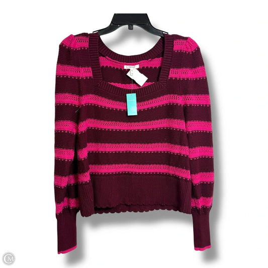 Sweater By Maurices In Maroon, Size: M