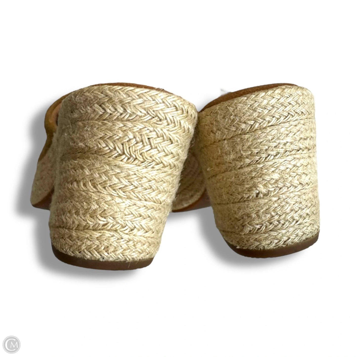 Sandals Heels Block By Clarks In Tan, Size: 7.5