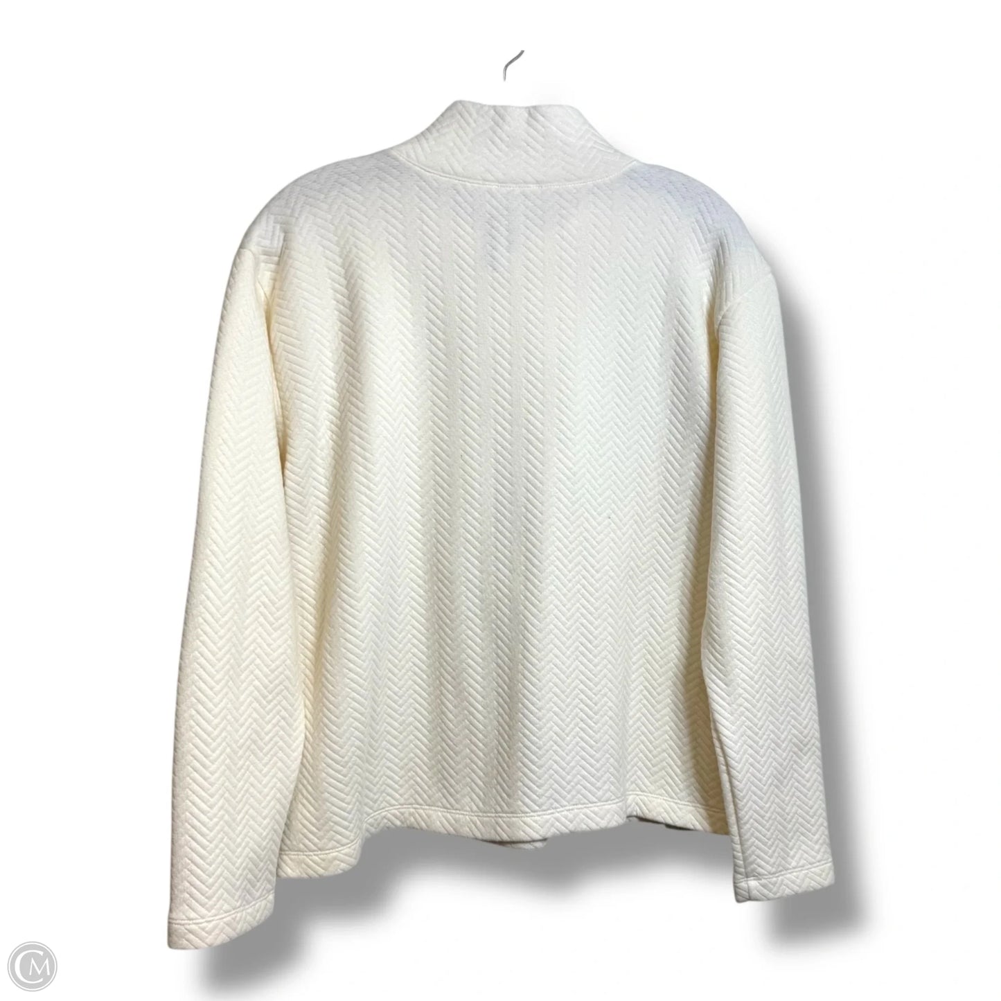 Top Long Sleeve By J. Crew In Ivory, Size: S
