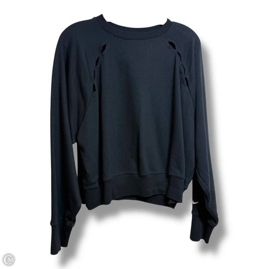 Sweatshirt Crewneck By Nike Apparel In Black, Size: L