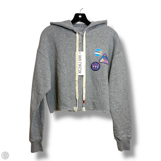 Sweatshirt Hoodie By Wildfox In Grey, Size: Xs