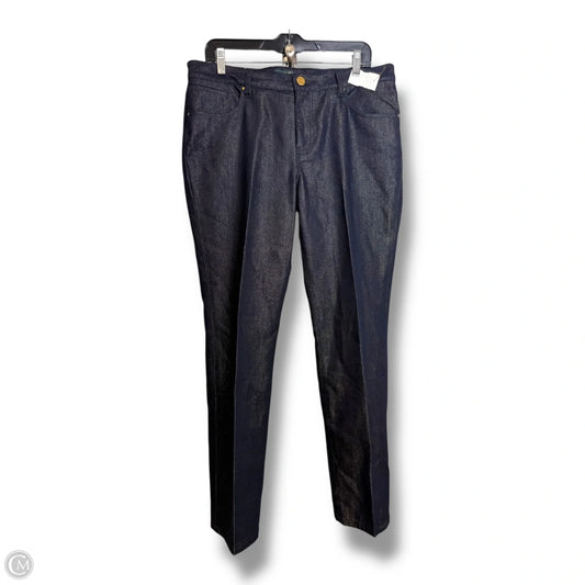 Jeans Straight By Lauren By Ralph Lauren In Blue Denim, Size: 12p