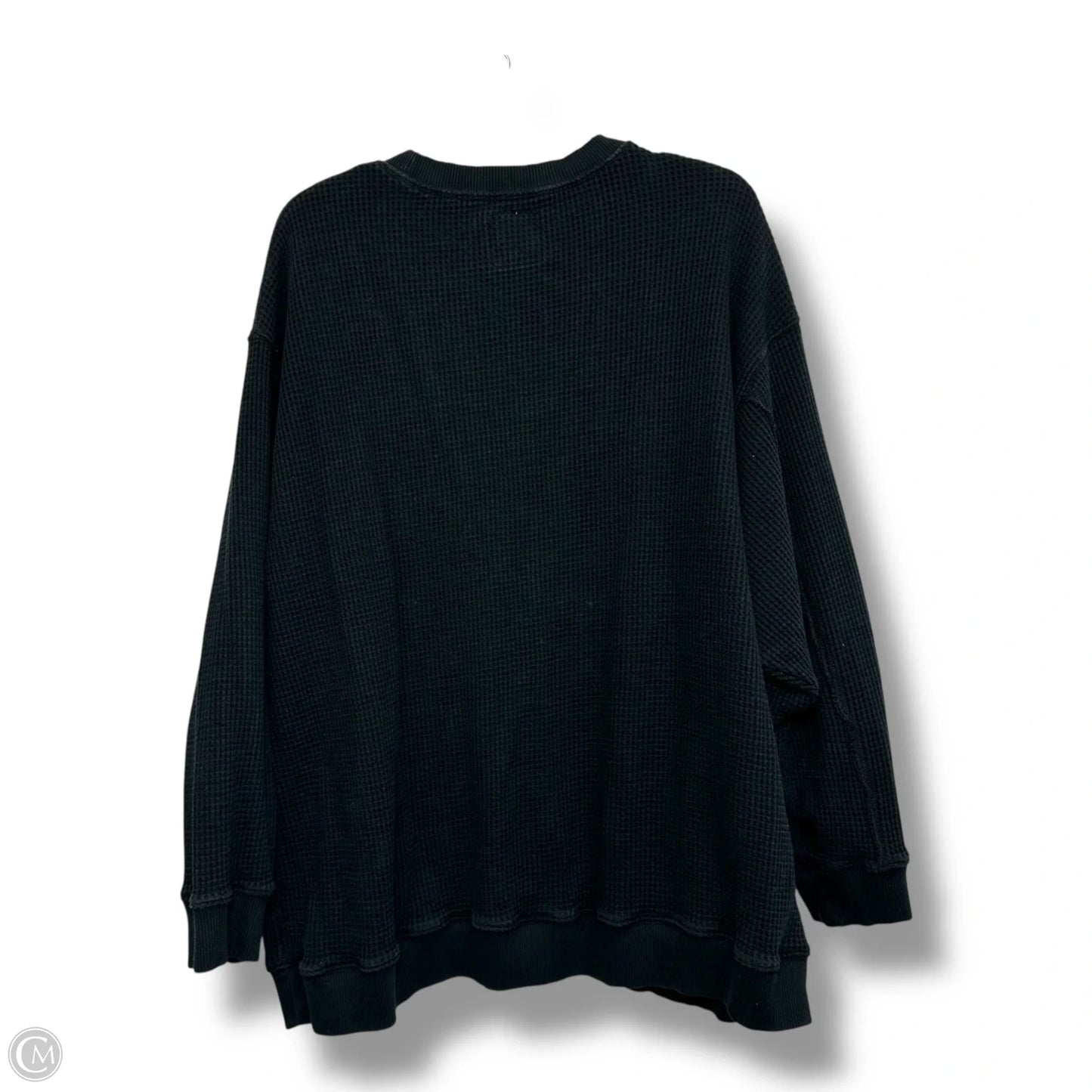 Top Long Sleeve By Aerie In Black, Size: Xxl
