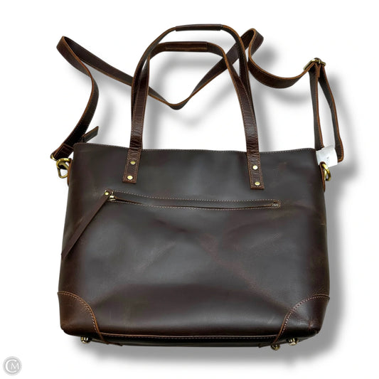 Tote Leather By Montana Hudson , Size: Large
