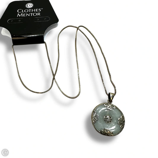Sterling silver & jade Necklace Chain By Clothes Mentor