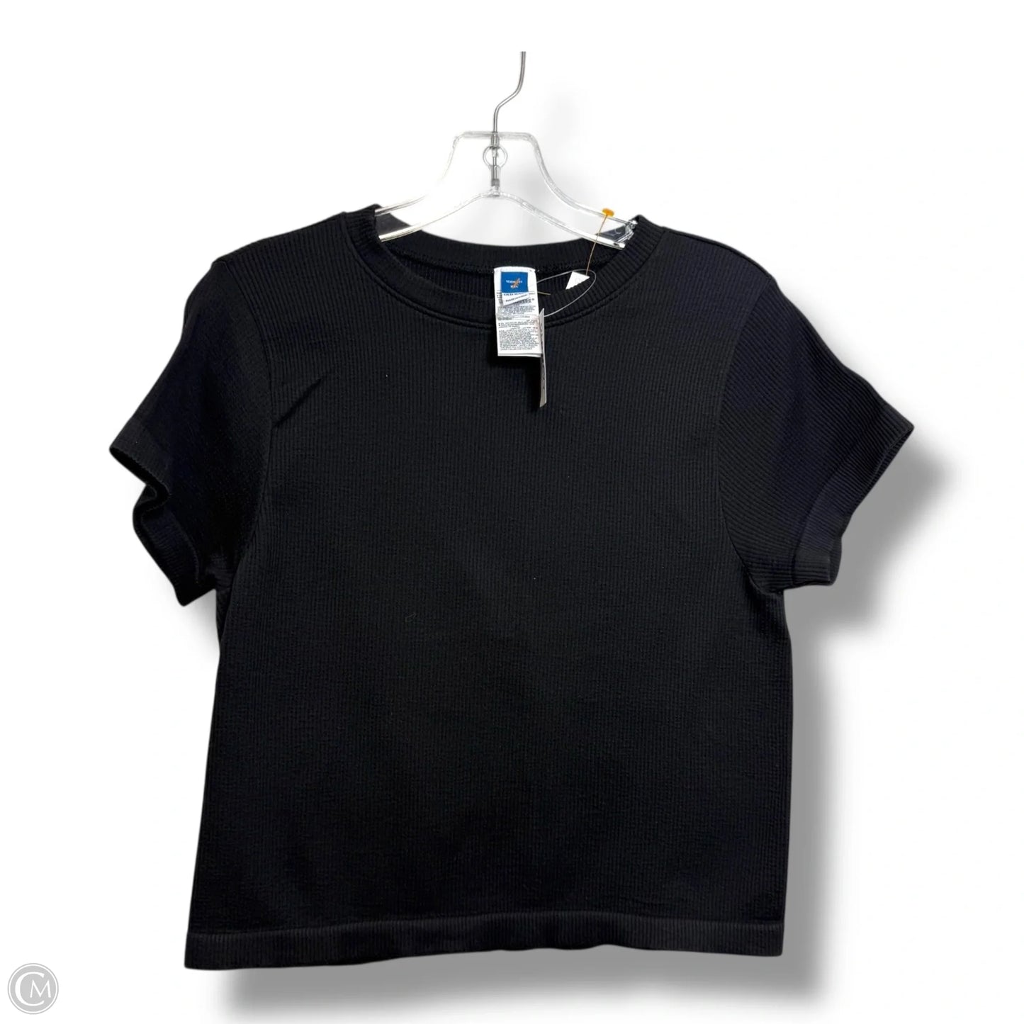 Top Short Sleeve Basic By Old Navy In Black, Size: Xxl