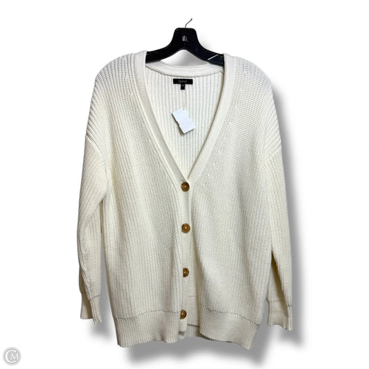 Cardigan By Quince In Ivory, Size: Xs