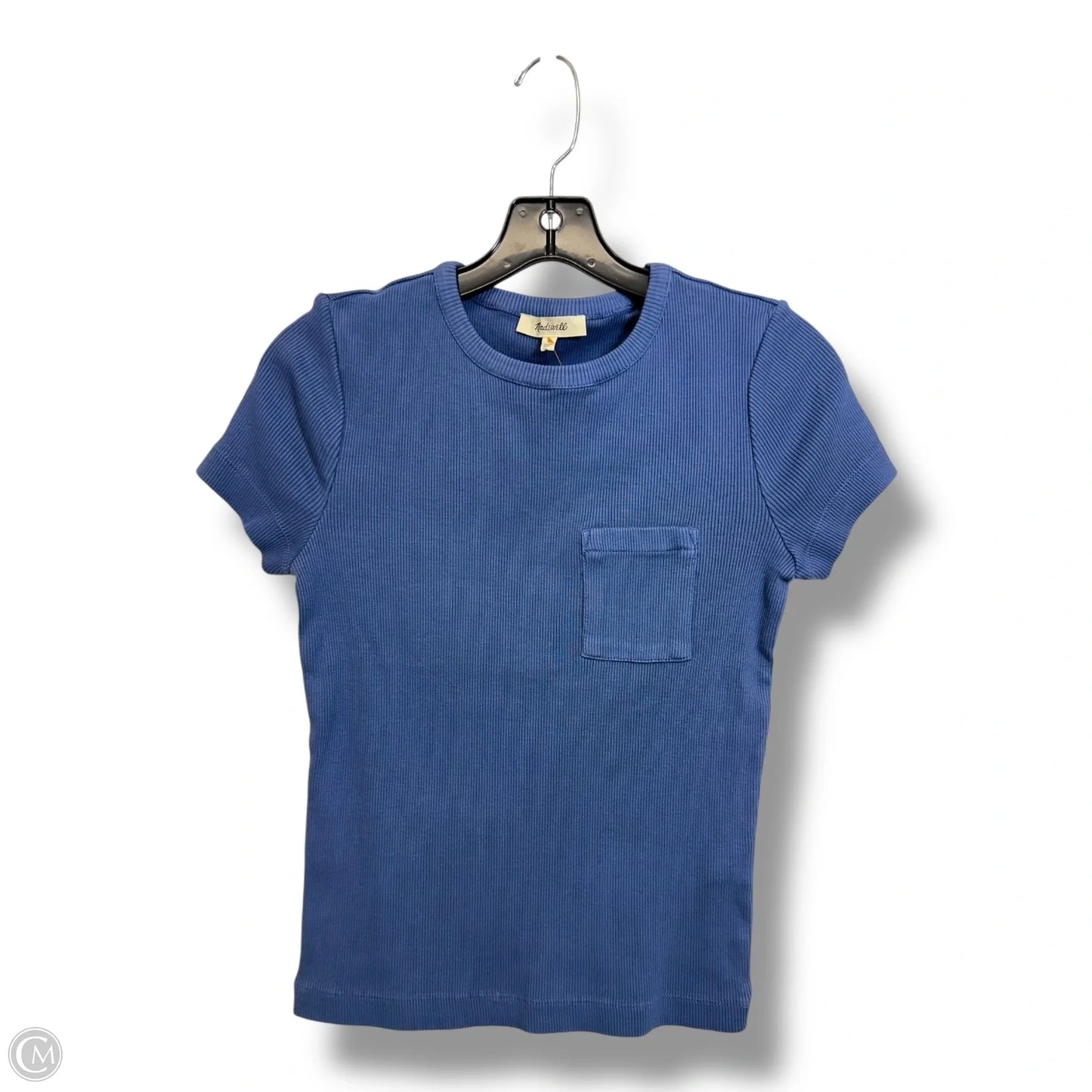 Top Short Sleeve Basic By Madewell In Blue, Size: S