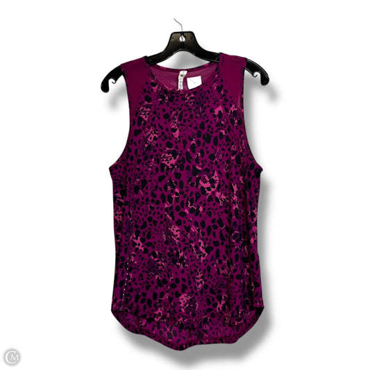 Athletic Tank Top By Lululemon In Purple, Size: 8
