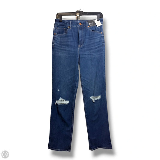 Jeans Straight By Express In Blue Denim, Size: M