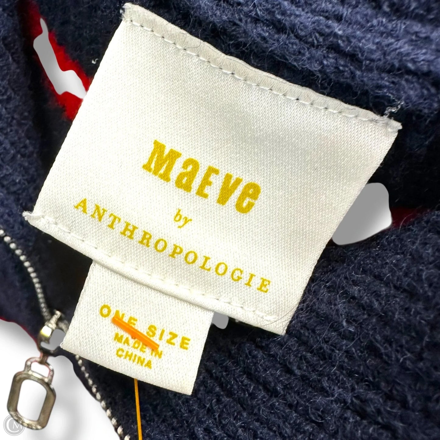 Vest Sweater By Maeve In Striped Pattern, Size: Osfm