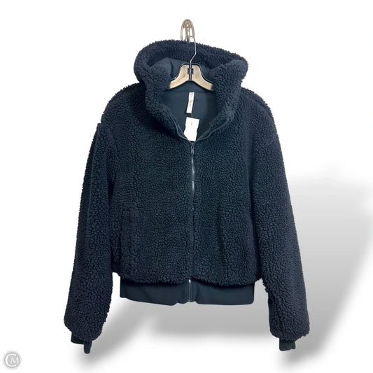 Jacket Fleece By Fabletics In Black, Size: M