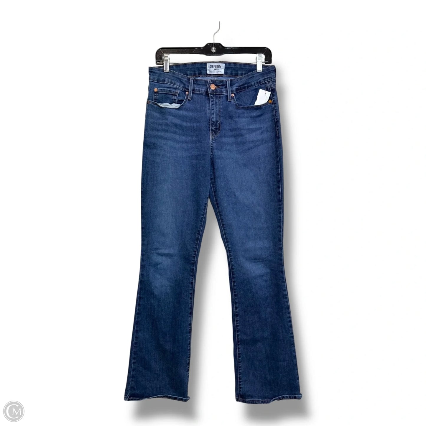 Jeans mid rise Boot Cut By Levis In Blue Denim, Size: 10