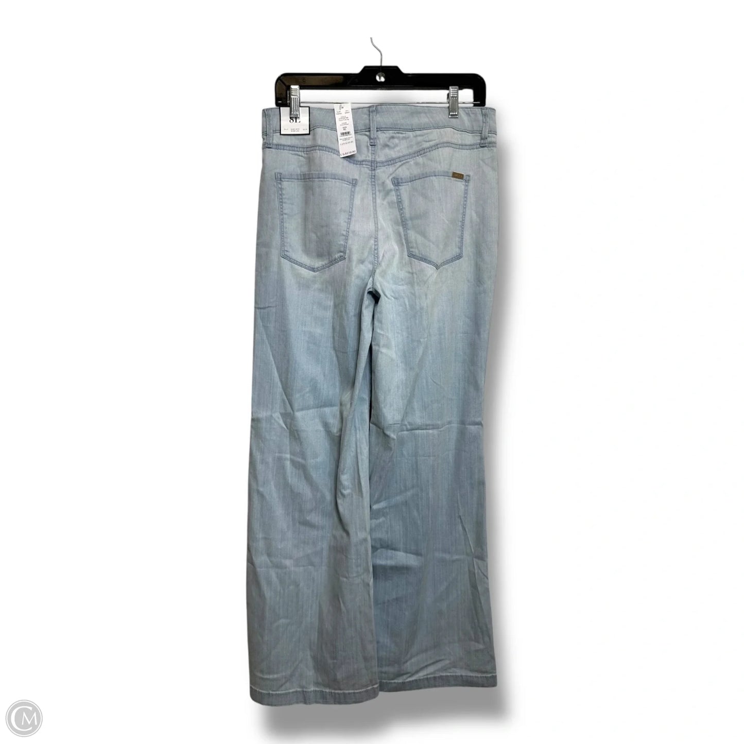 Jeans high rise Wide Leg By White House Black Market In Blue Denim, Size: 8l