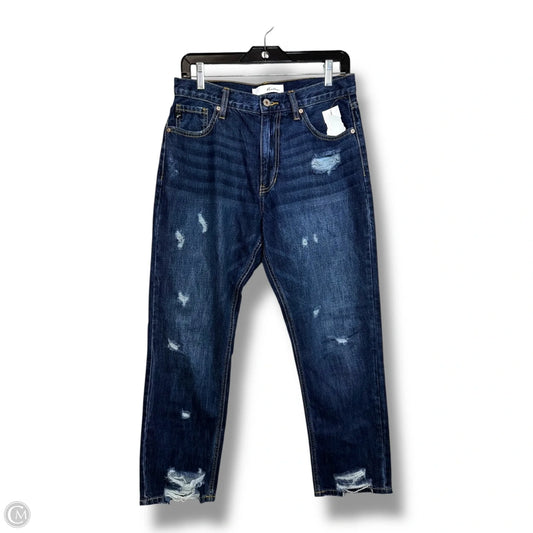 Jeans Straight By Kancan In Blue Denim, Size: 6