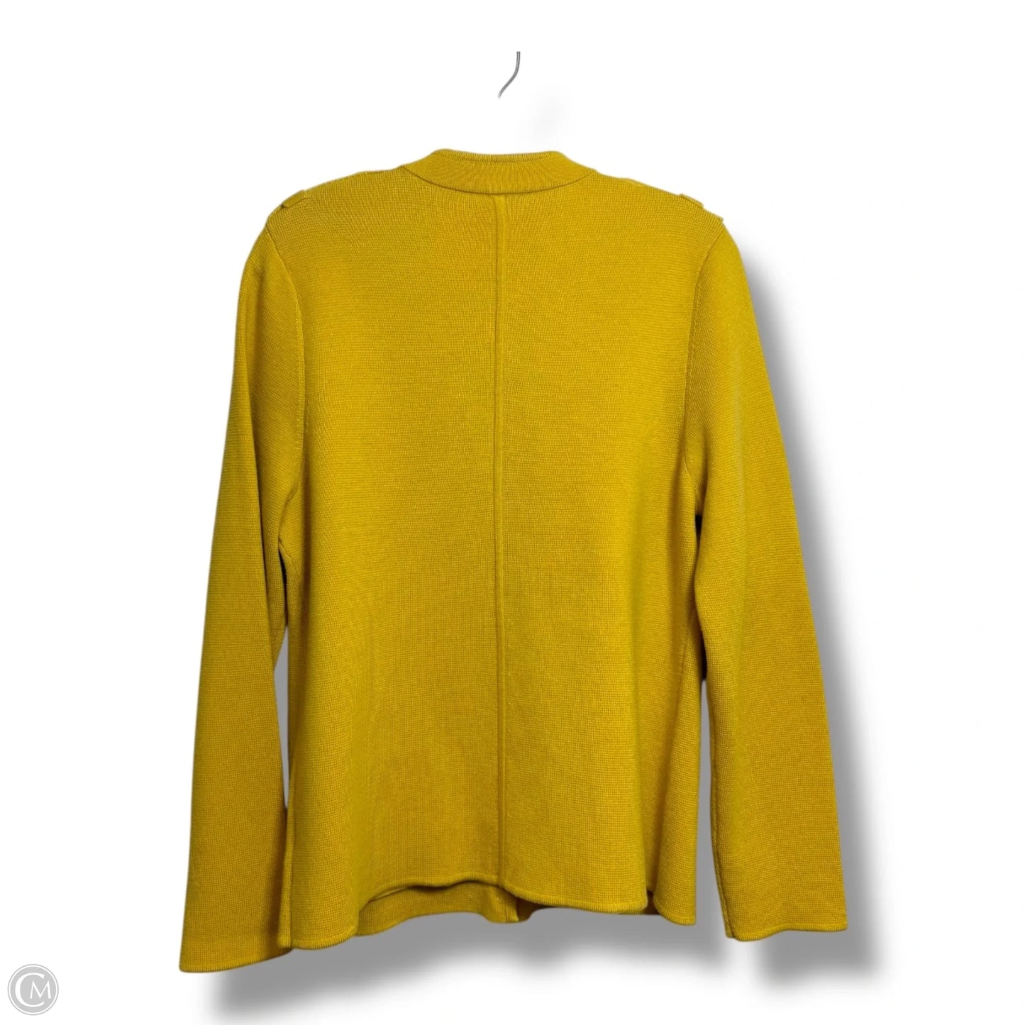 Cardigan By Talbots In Chartreuse, Size: Lp