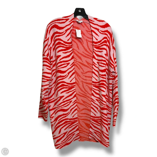 Cardigan By Crown And Ivy In Orange, Size: Xl