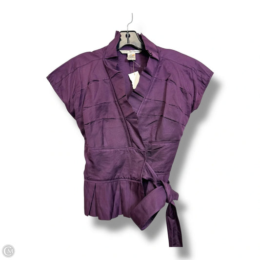 Top Sleeveless Designer By Diane Von Furstenberg In Purple, Size: Xs