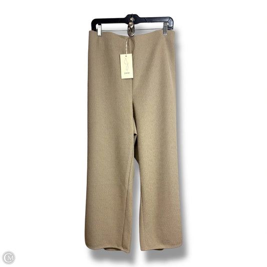 Pants Cropped By Clothes Mentor In Tan, Size: 3x
