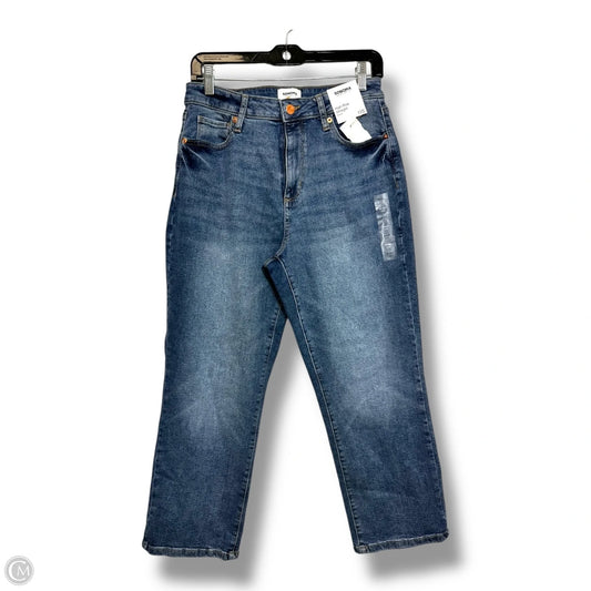 Jeans Cropped By Sonoma In Blue Denim, Size: 12
