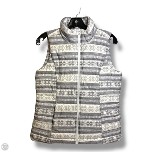 Vest Puffer & Quilted By Lands End In Grey, Size: Xs