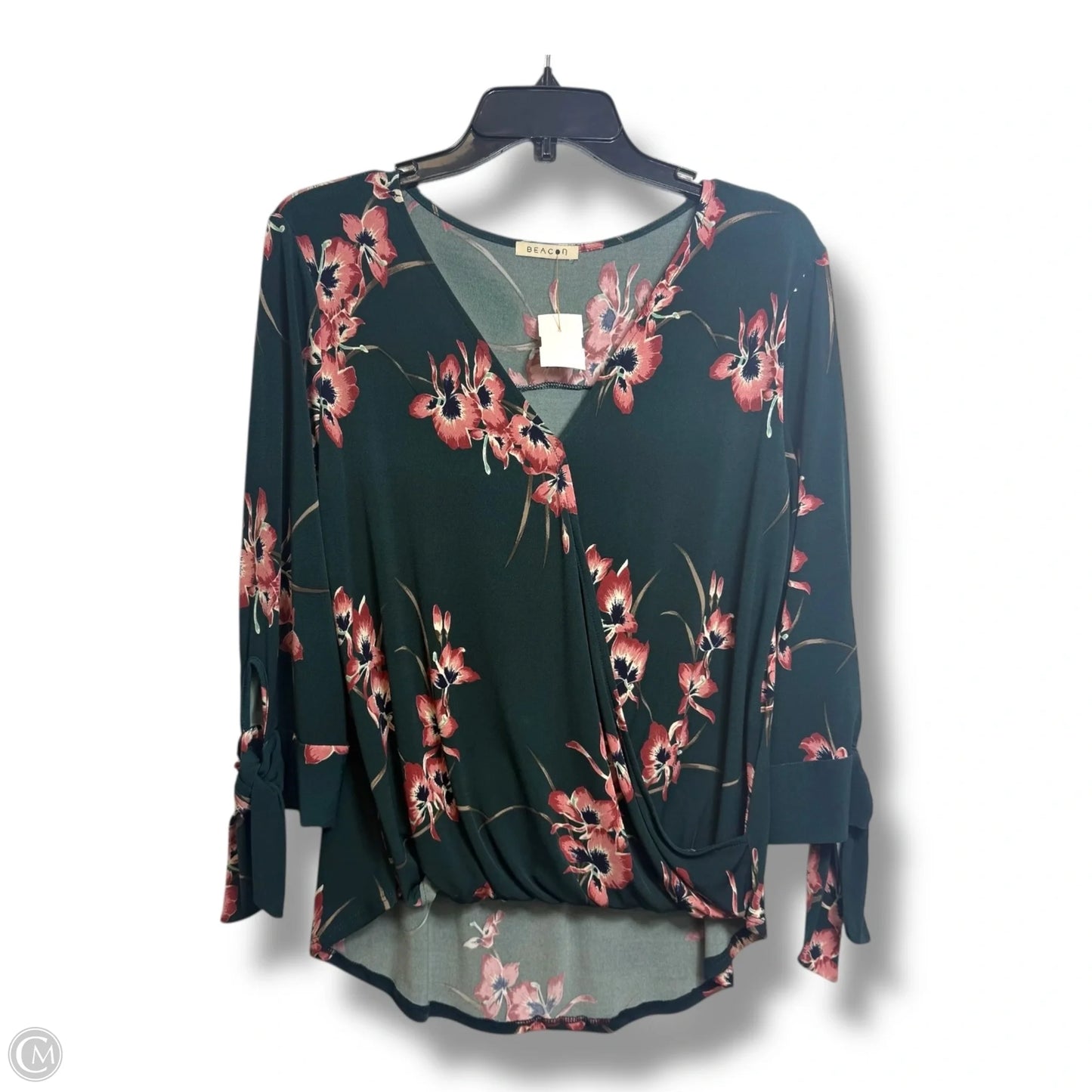 Top Long Sleeve By Clothes Mentor In Floral Print, Size: M