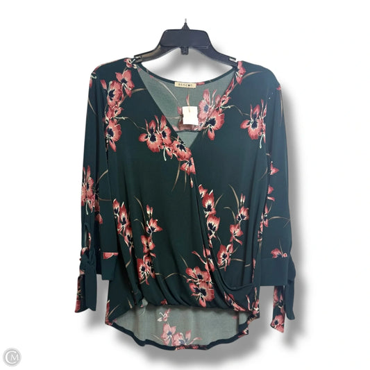 Top Long Sleeve By Clothes Mentor In Floral Print, Size: M