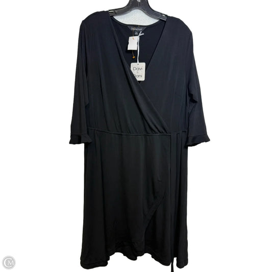Dress Party Short By Davi & Dani In Black, Size: 1x